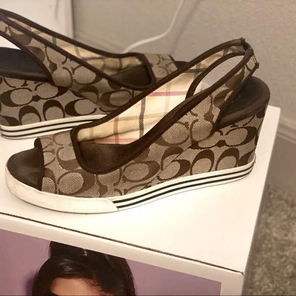 Coach Shoes - Coach wedges 🤎
